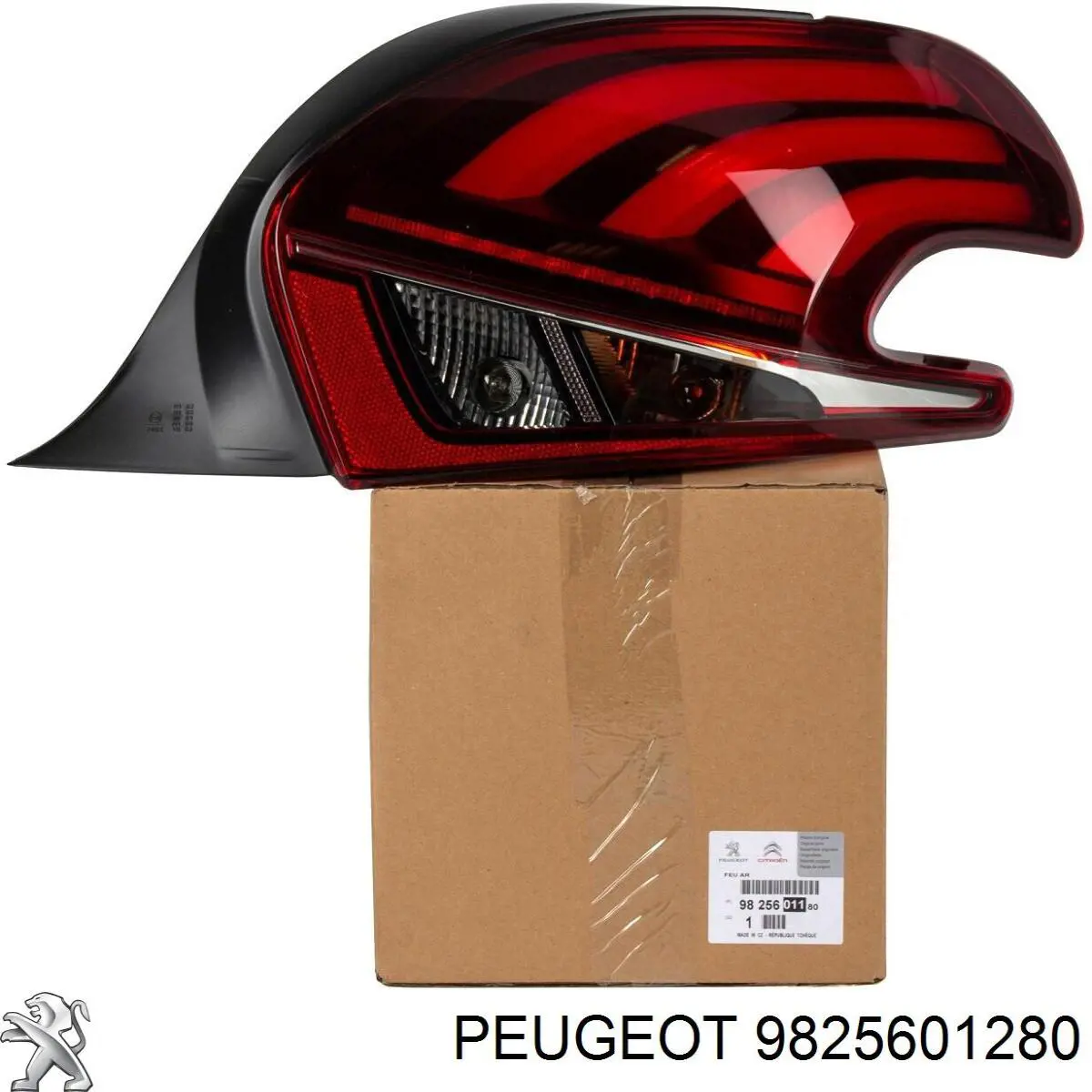 Фонарь задний левый 9825601280 Peugeot/Citroen