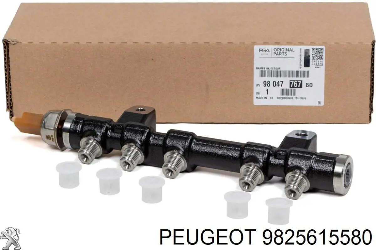 Купить 9825615580 Peugeot/Citroen Трубка топливная форсунки 4-го цилиндра