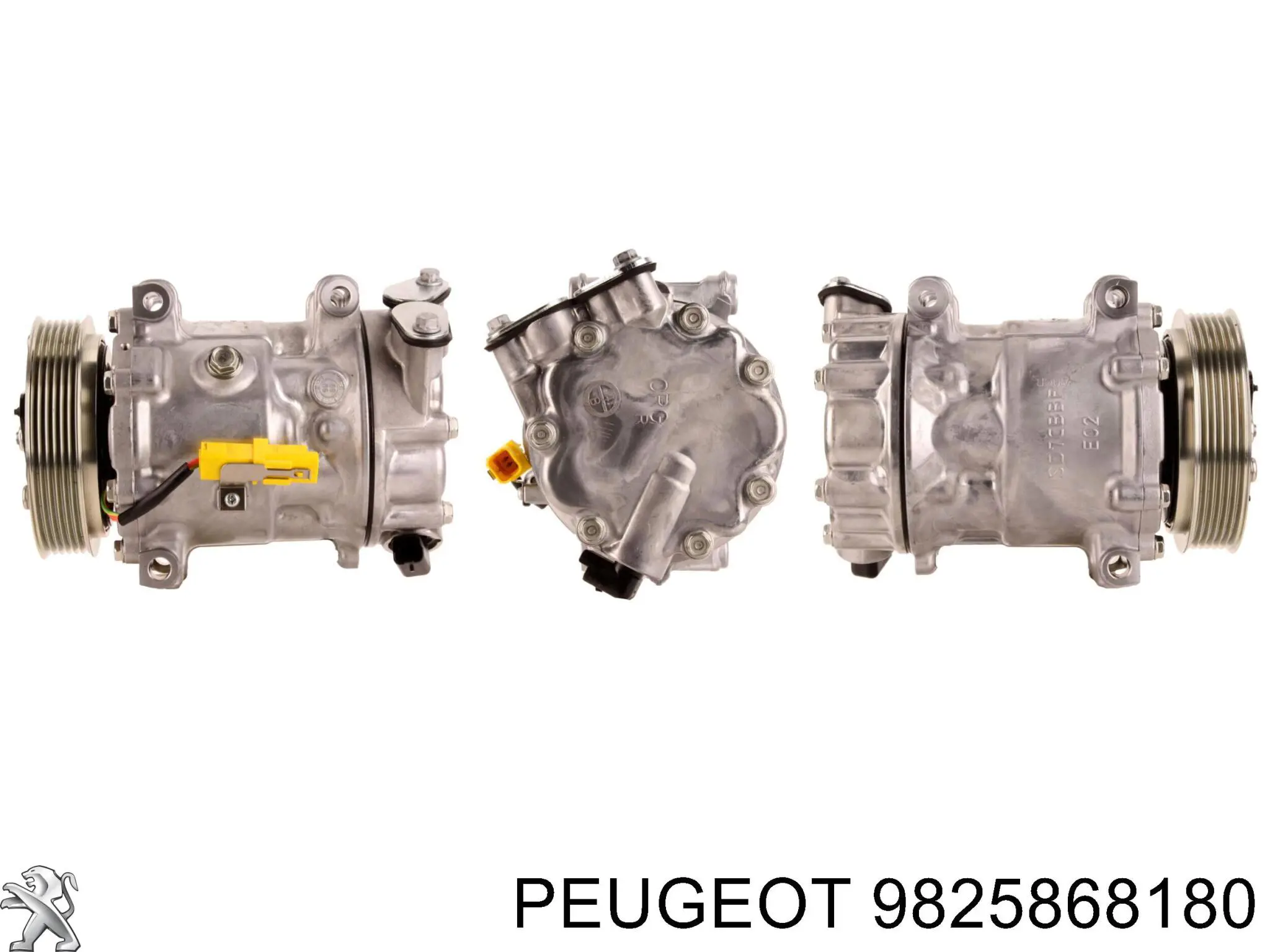 Embrague (bobina magnética) compresor de aire acondicionado 9825868180 Peugeot/Citroen