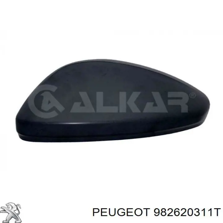 Накладка (крышка) зеркала заднего вида правая 982620311T Peugeot/Citroen