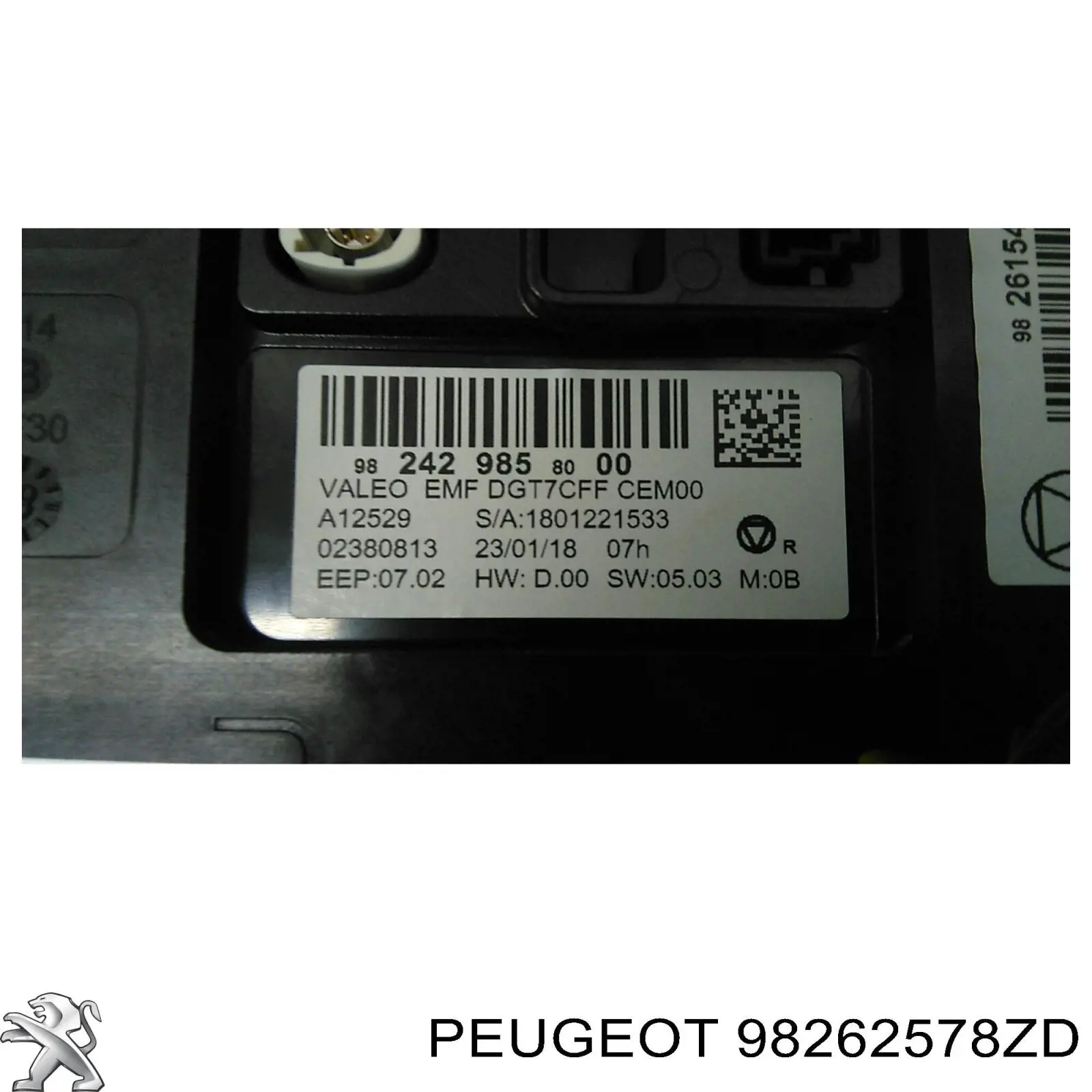 Купить 98312537ZD Peugeot/Citroen Левый подрулевой переключатель