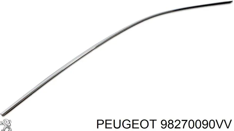 Молдинг крыши правый Peugeot/Citroen 98270090VV цена, от 253.56 USD