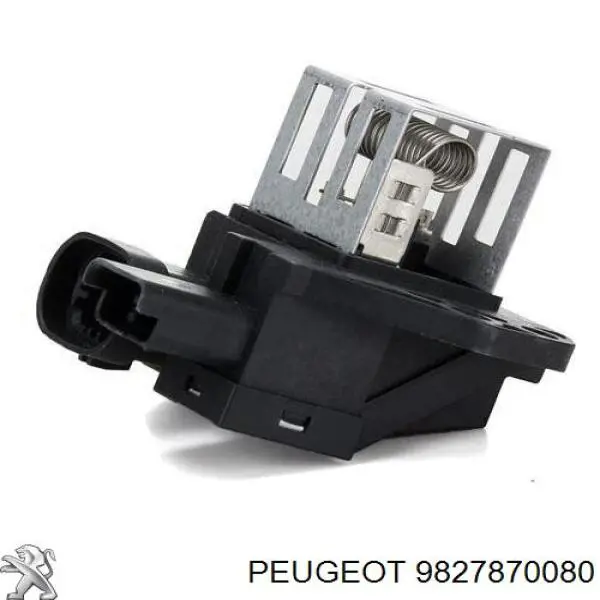 9827870080 Peugeot/Citroen regulador de revoluções de ventilador de esfriamento (unidade de controlo)