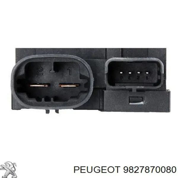 Control De Velocidad De El Ventilador De Enfriamiento (Unidad De Control) 9827870080 Peugeot/Citroen