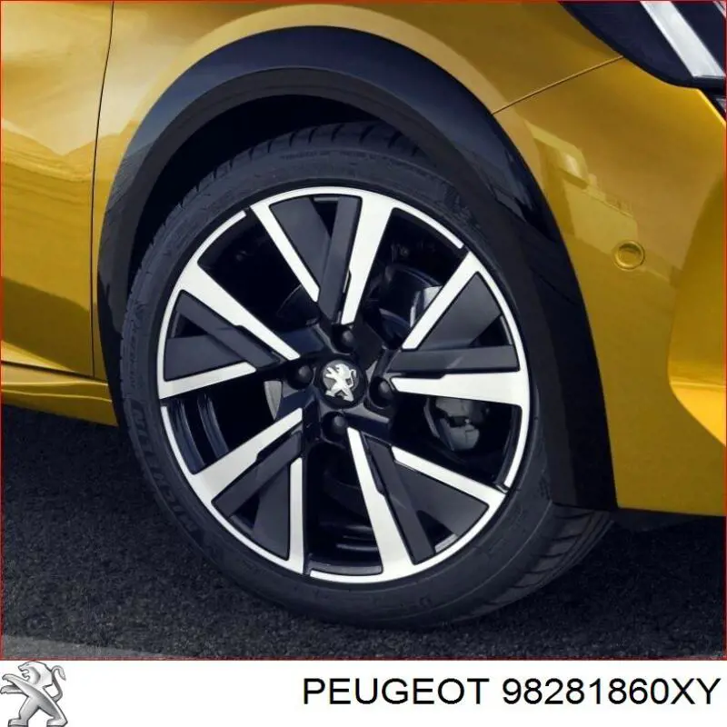 Диски колесные литые (легкосплавные, титановые) PEUGEOT 98281860XY