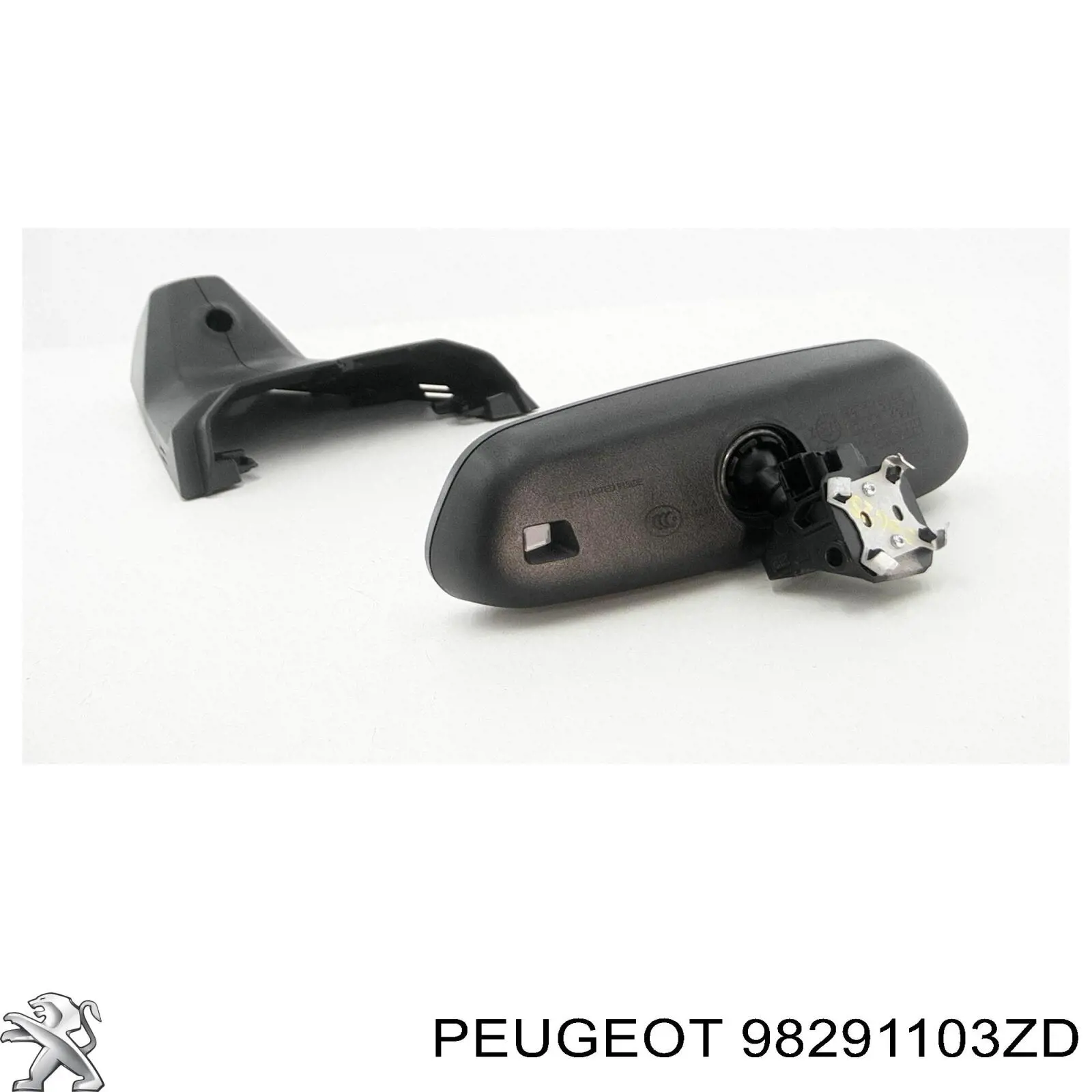 98291103ZD Peugeot/Citroen Накладка (крышка) кронштейна зеркала салона