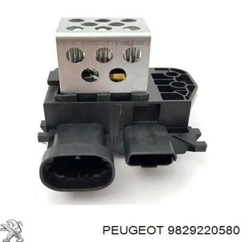 9829220580 Peugeot/Citroen regulador de revoluções de ventilador de esfriamento (unidade de controlo)