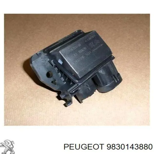 9830143880 PEUGEOT Control De Velocidad De El Ventilador De Enfriamiento (Unidad De Control) original y equivalente
