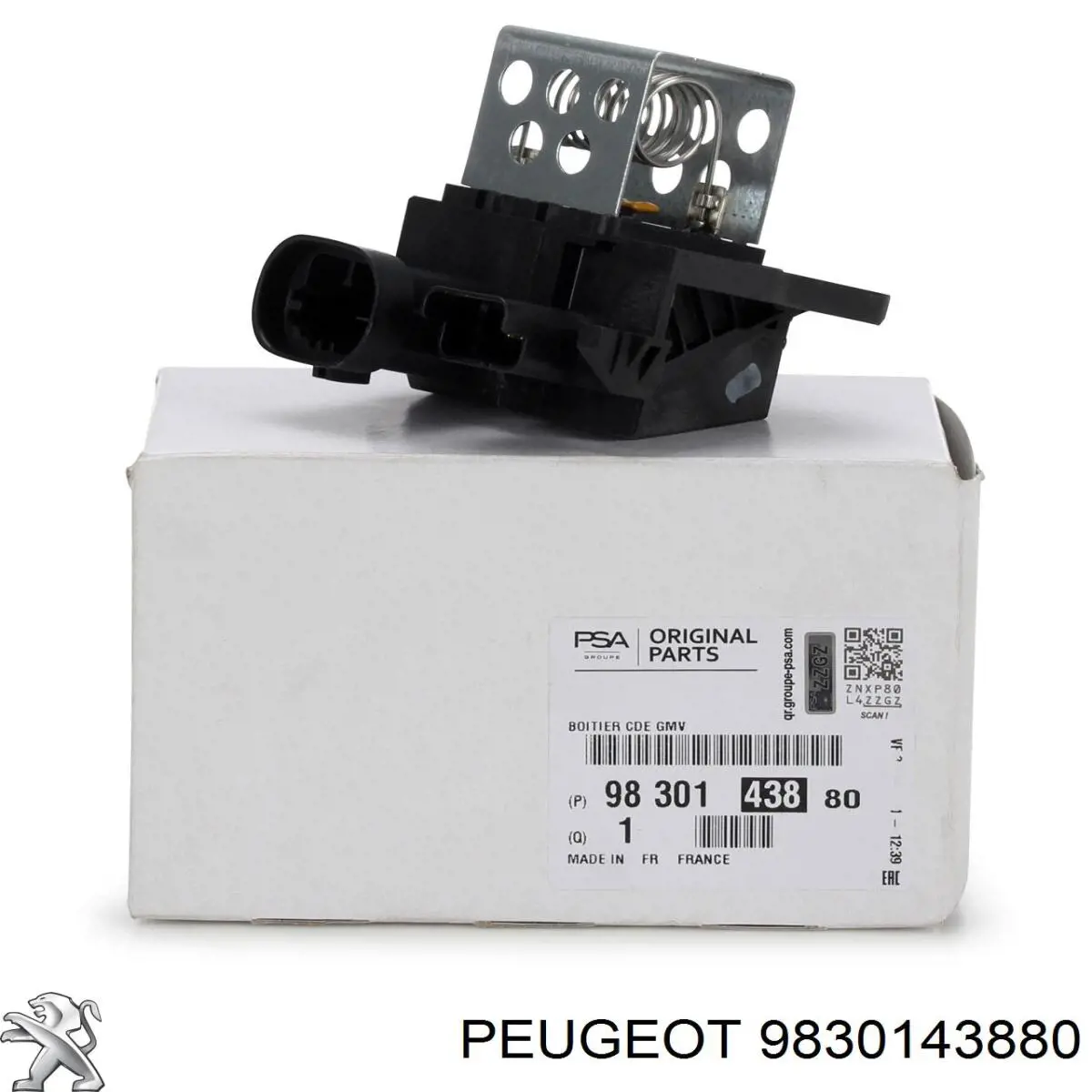 Регулятор оборотов вентилятора 9830143880 Peugeot/Citroen