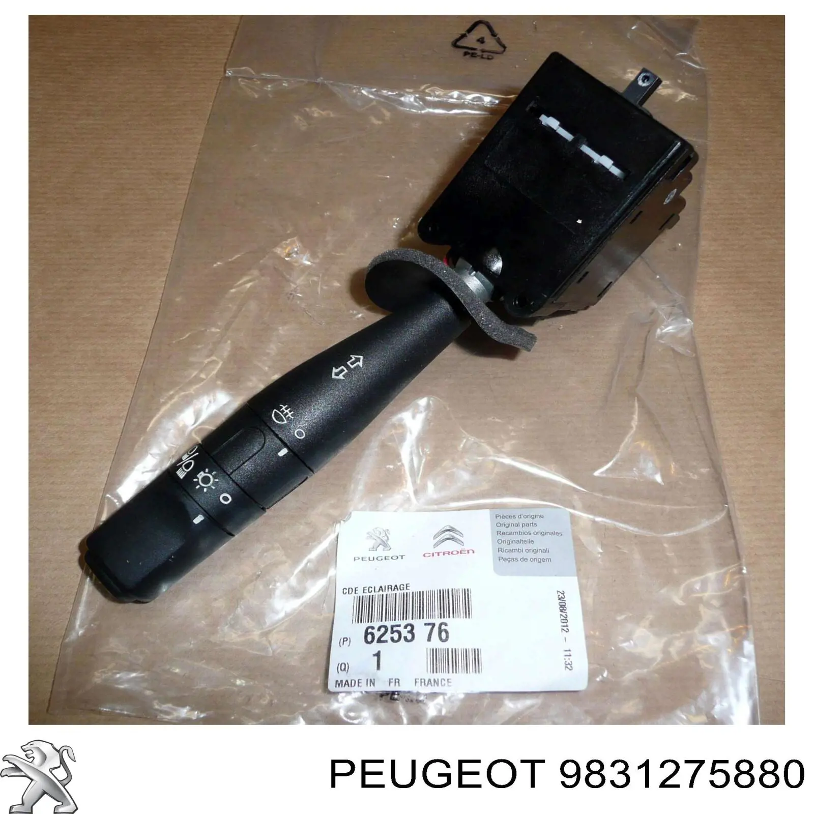 9831275880 Peugeot/Citroen parafuso da polia de cambota