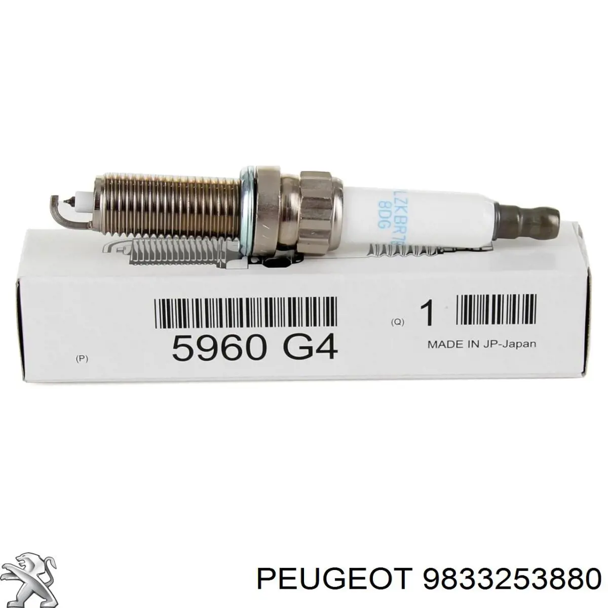 Свечи зажигания 9833253880 Peugeot/Citroen