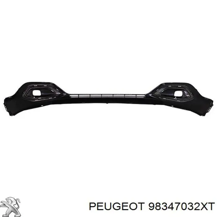 Parachoques delantero, parte inferior 98347032XT Peugeot/Citroen