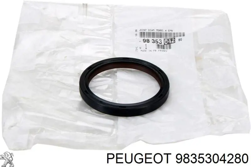 Купить 9835304280 Peugeot/Citroen Передний сальник коленвала
