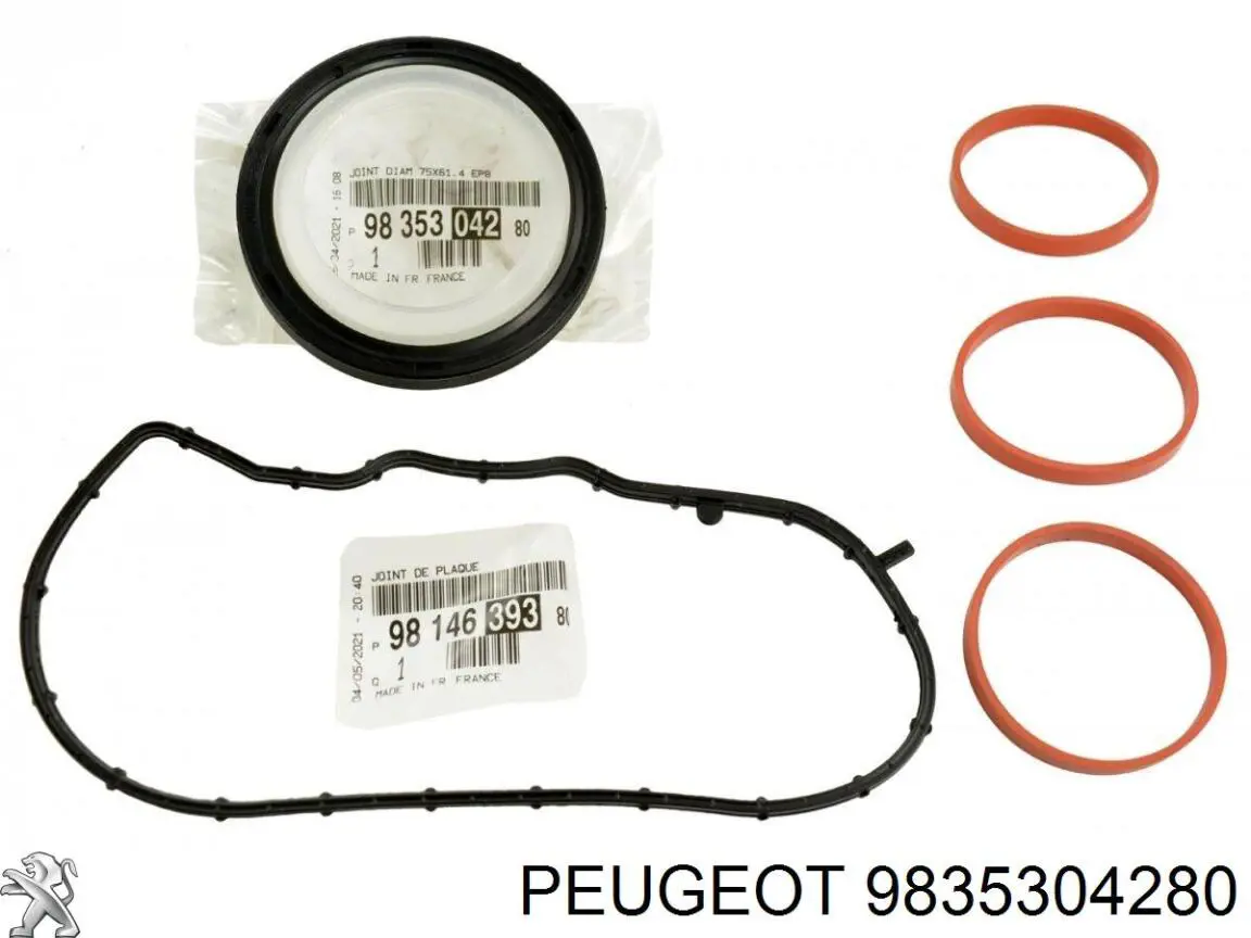 Сальник коленвала 9835304280 Peugeot/Citroen