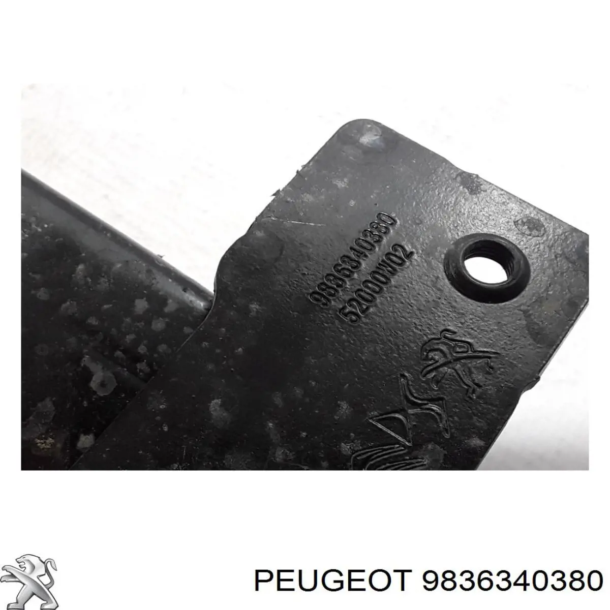 9836340380 Peugeot/Citroen Кронштейн усилителя переднего бампера