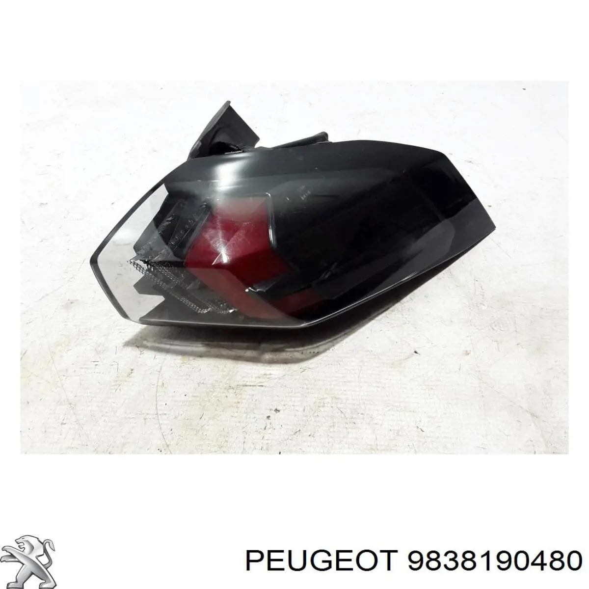 Купить 9838190480 Peugeot/Citroen Фонарь задний правый, внешний
