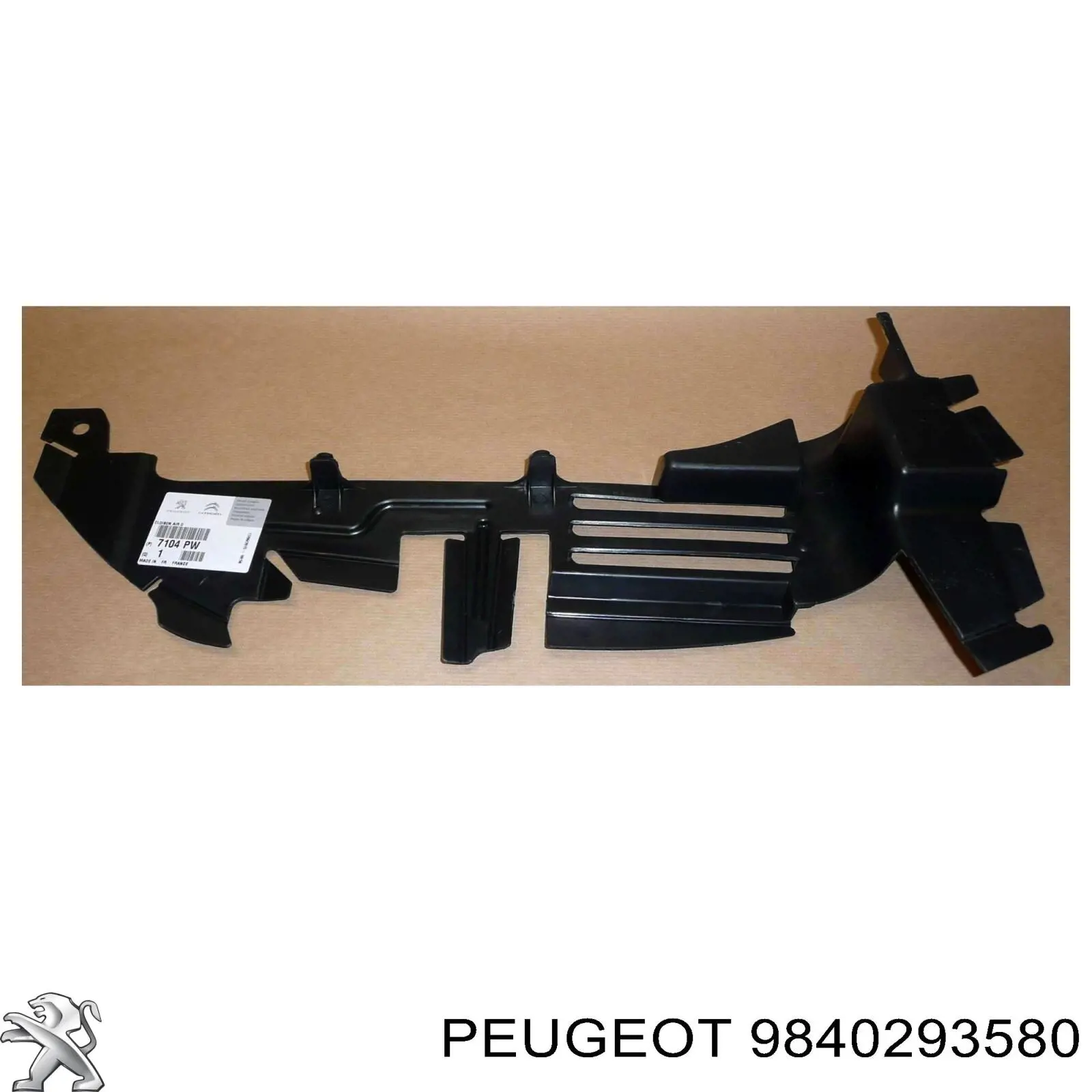 9840293580 Peugeot/Citroen Трубка топливная форсунки 2-го цилиндра
