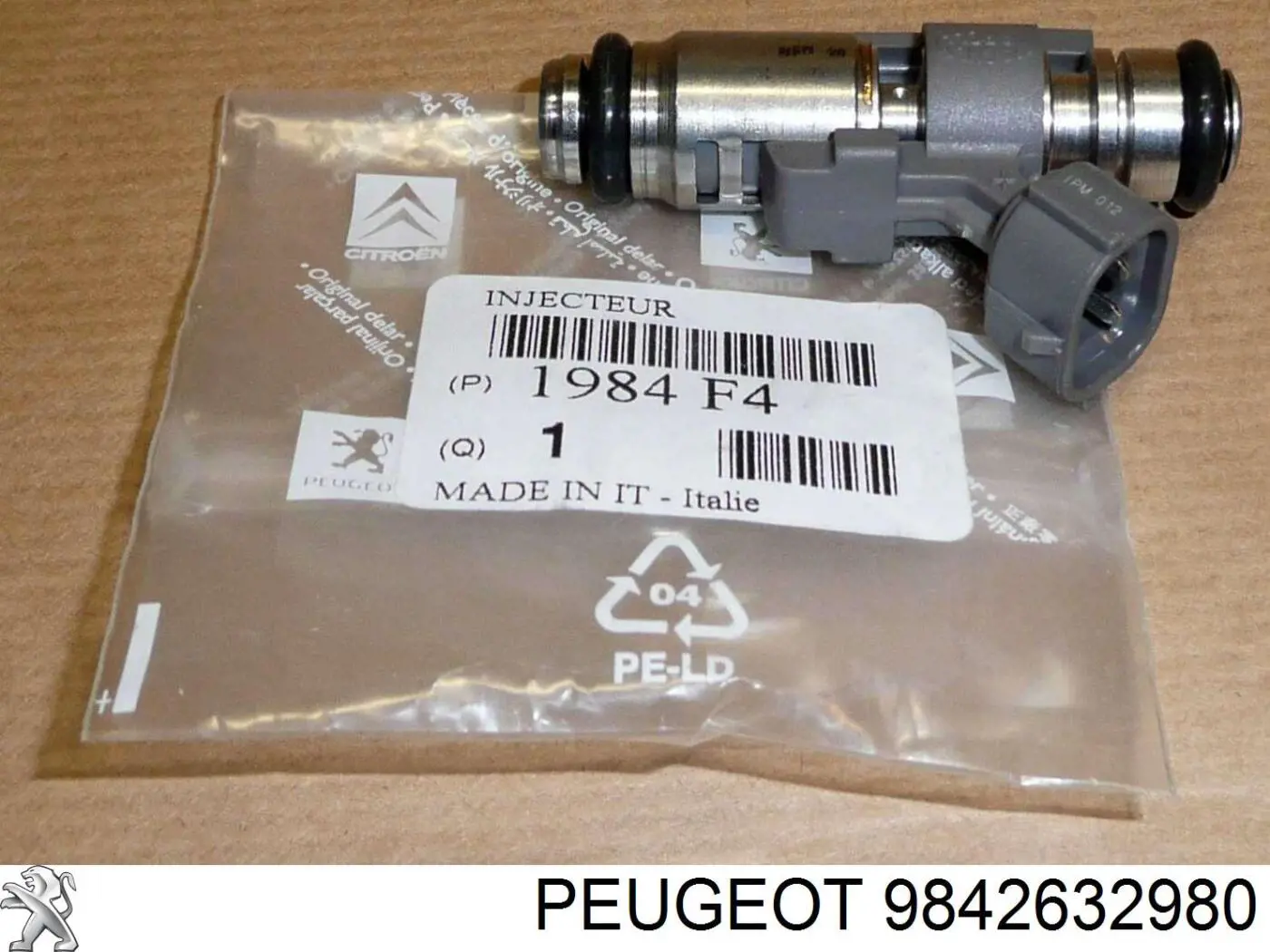 Заслонка воздушная Peugeot/Citroen 9842632980