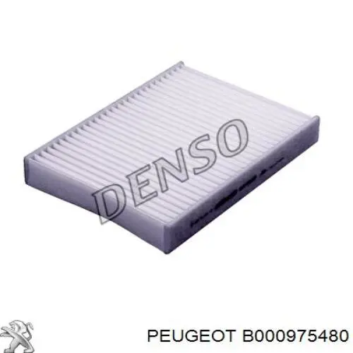 Фильтр воздушный отопителя Peugeot/Citroen B000975480 цена, от 6.18 USD