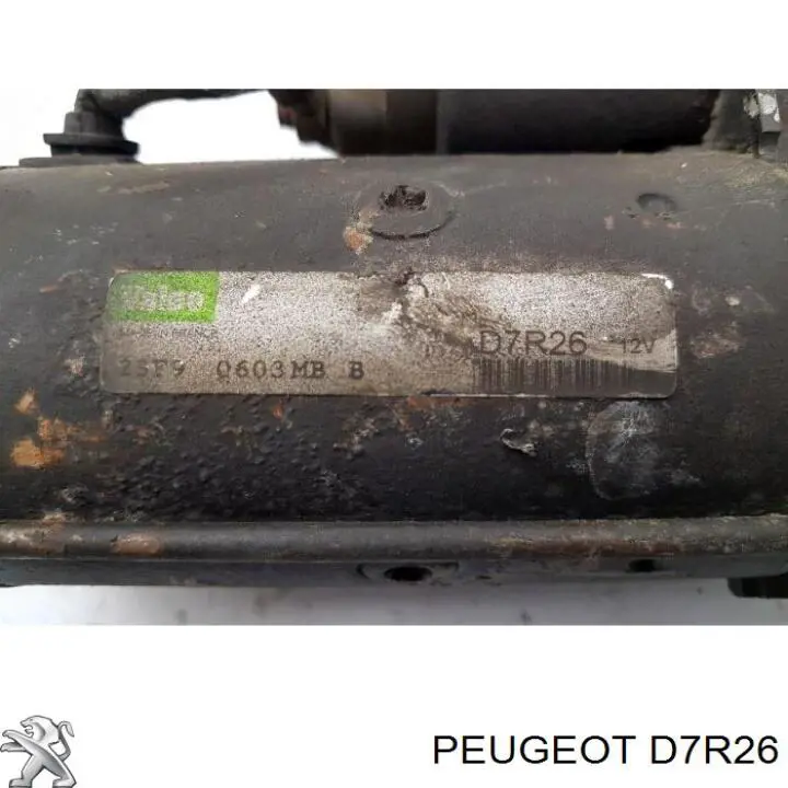 Стартер D7R26 Peugeot/Citroen