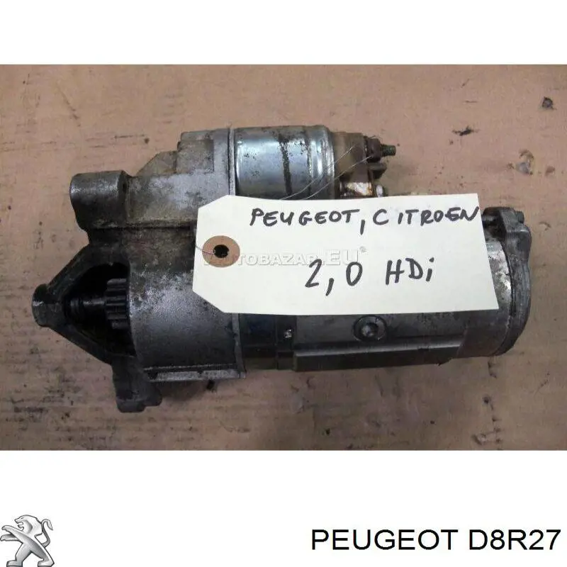 D8R27 Peugeot/Citroen motor de arranco