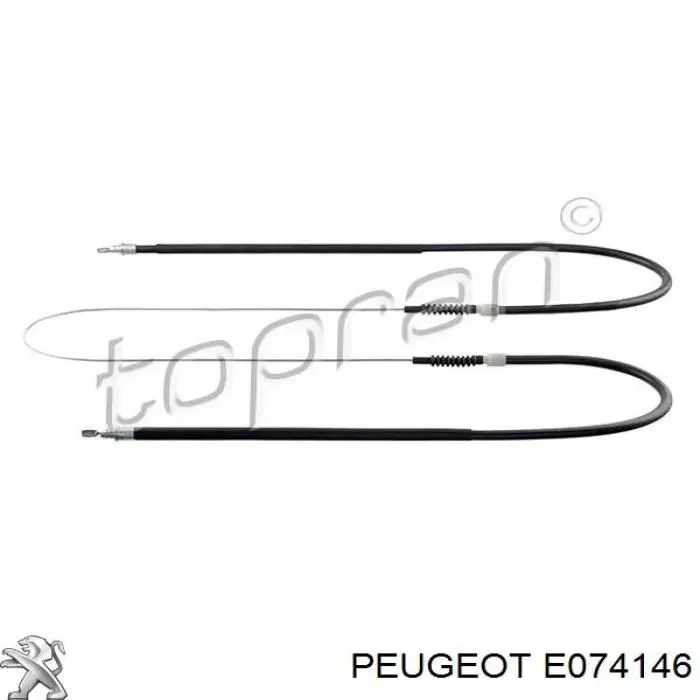 Задний трос ручника Peugeot/Citroen E074146 цена, от 12.20 USD