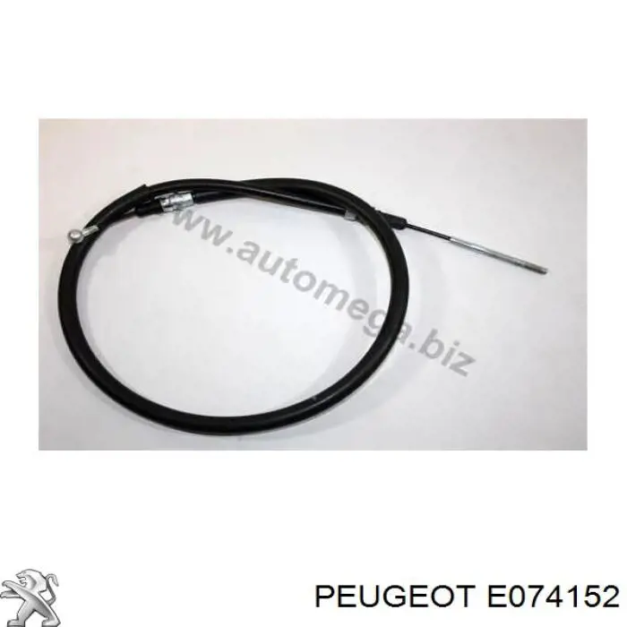 Cable de freno de mano trasero izquierdo E074152 Peugeot/Citroen