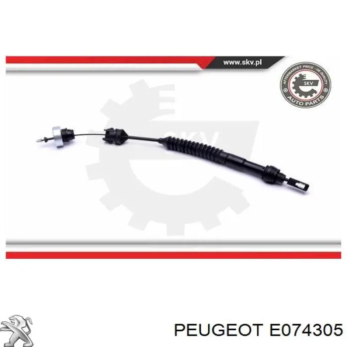 E074305 Peugeot/Citroen трос сцепления