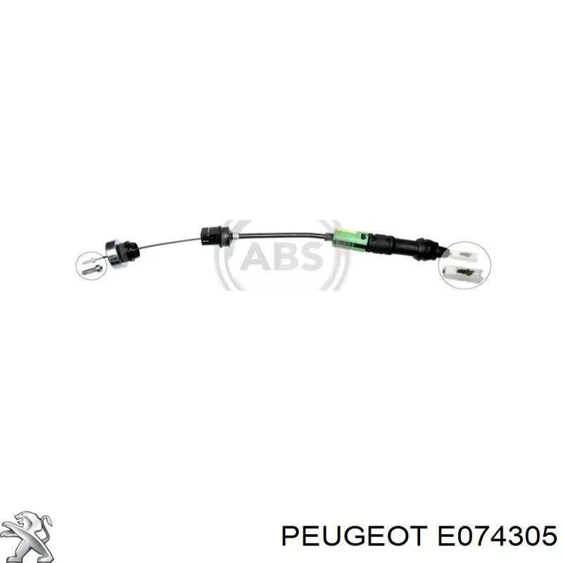 Трос сцепления Peugeot/Citroen E074305 цена, от 18.59 USD