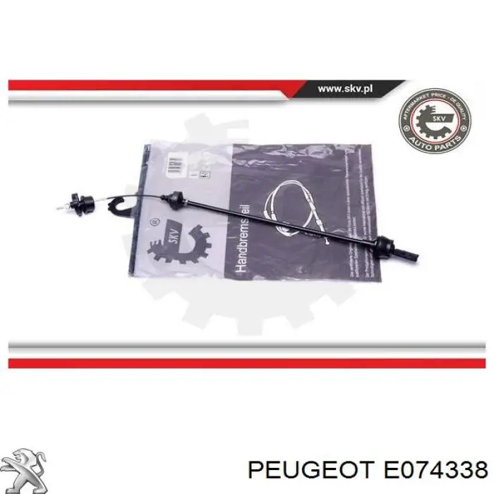 E074338 Peugeot/Citroen Трос сцепления