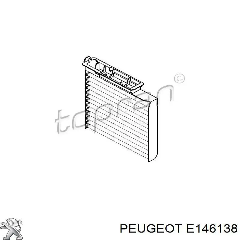Фильтр воздушный отопителя Peugeot/Citroen E146138 цена, от 5.85 USD