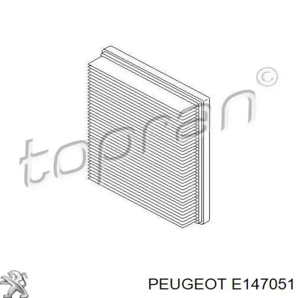Элемент воздушного фильтра Peugeot/Citroen E147051 цена, от 2.95 USD