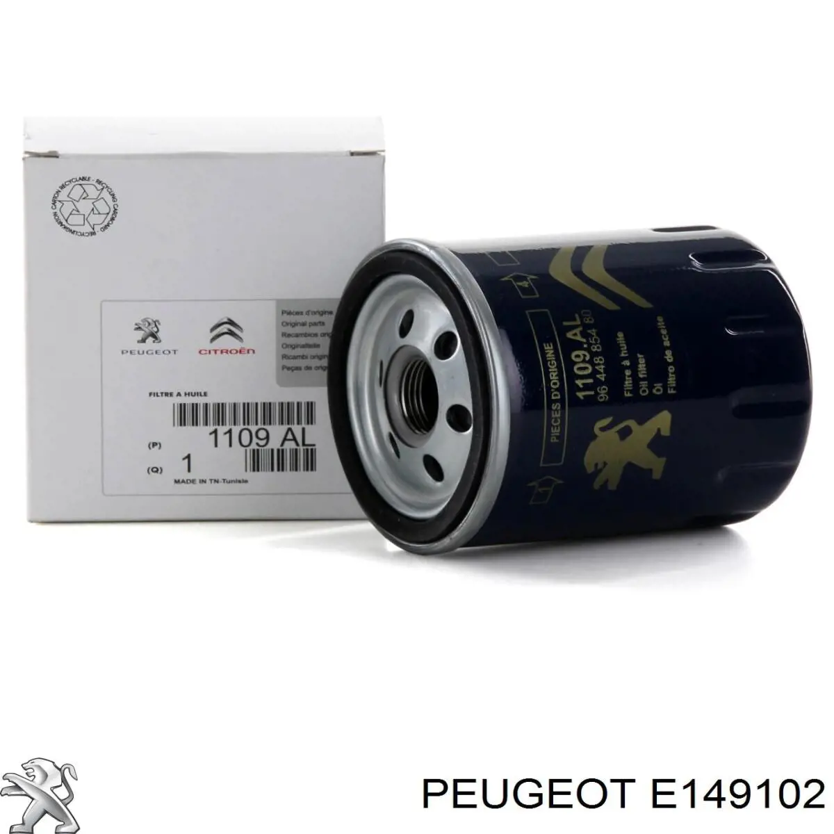 E149102 Peugeot/Citroen фильтр масляный