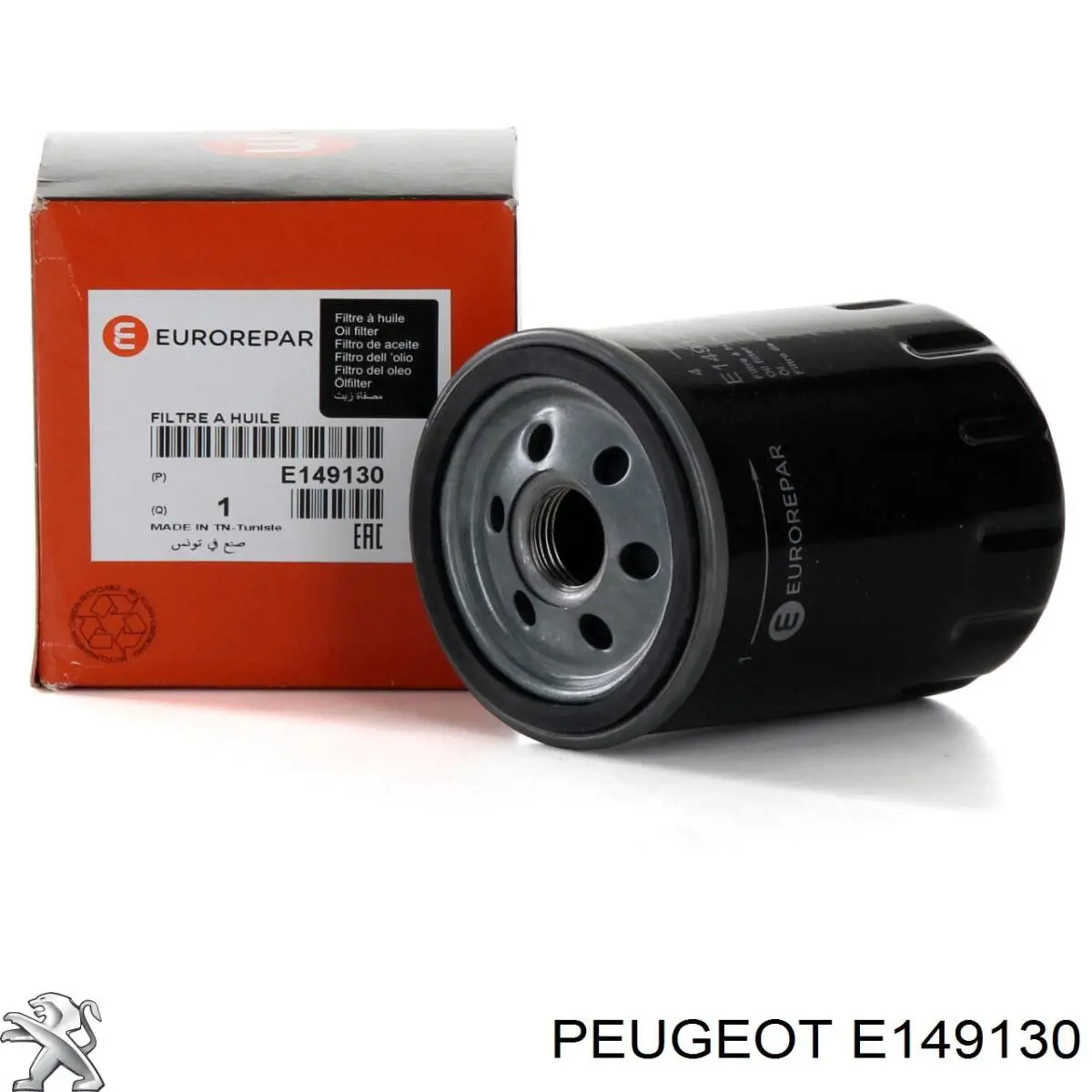 Filtro de aceite E149130 Peugeot/Citroen