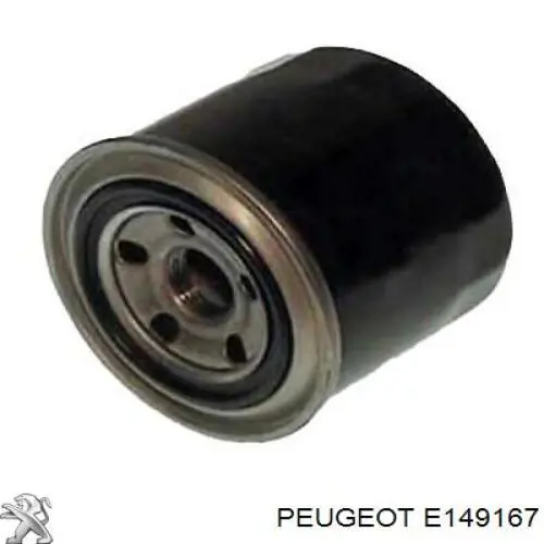E149167 PEUGEOT Filtro de aceite original y equivalente