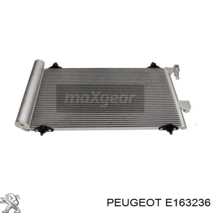 E163236 Peugeot/Citroen радиатор кондиционера