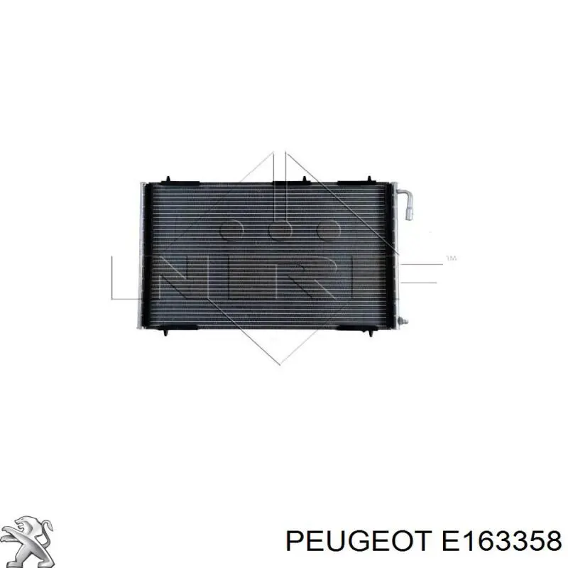 Радиатор кондиционера E163358 Peugeot/Citroen