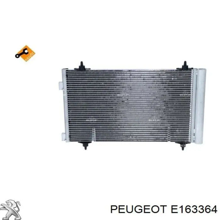 Condensador aire acondicionado E163364 Peugeot/Citroen