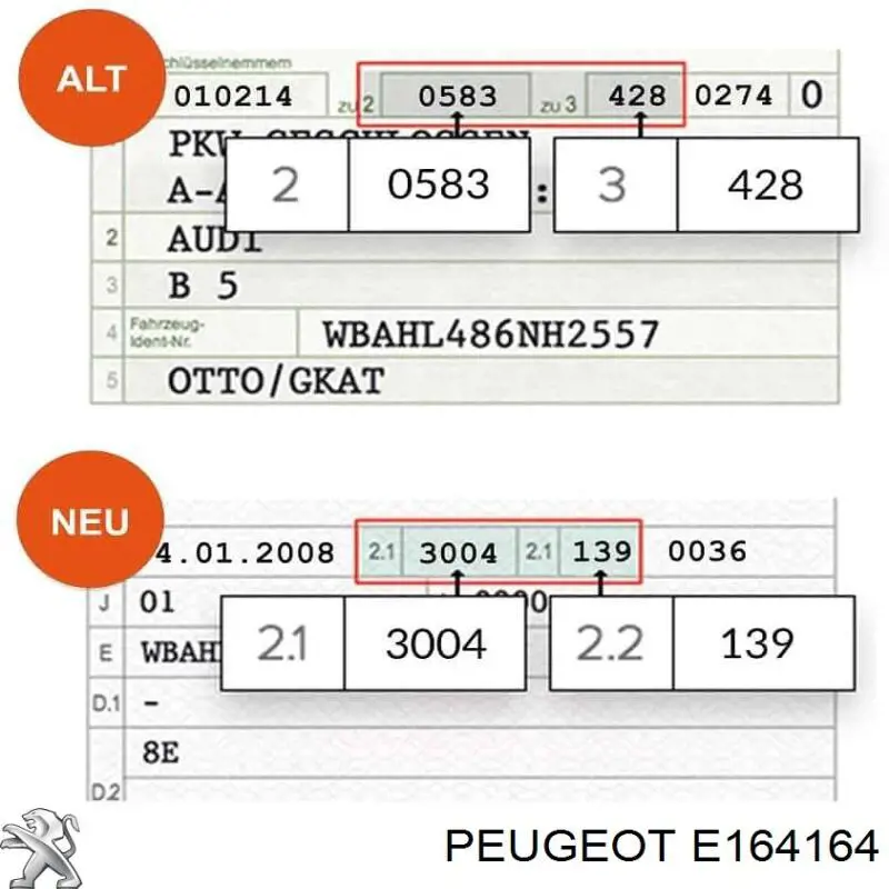 E164164 Peugeot/Citroen 