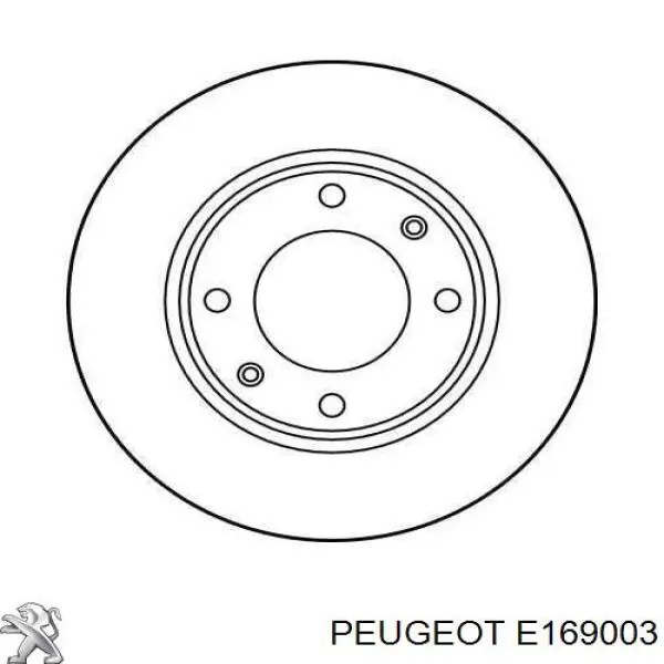 Купить E169003 Peugeot/Citroen Ротор тормозной