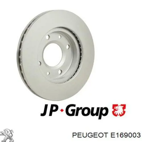 Передний тормозной диск Peugeot/Citroen E169003