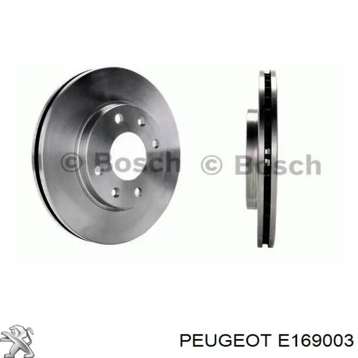 Тормоз дисковый передний Peugeot/Citroen E169003 цена, от 27.20 USD