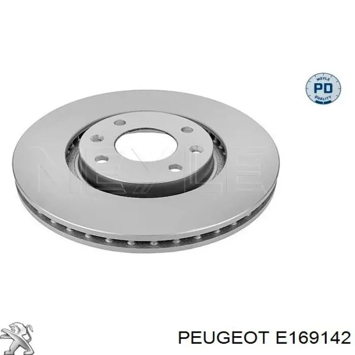 E169142 Peugeot/Citroen диск тормозной передний