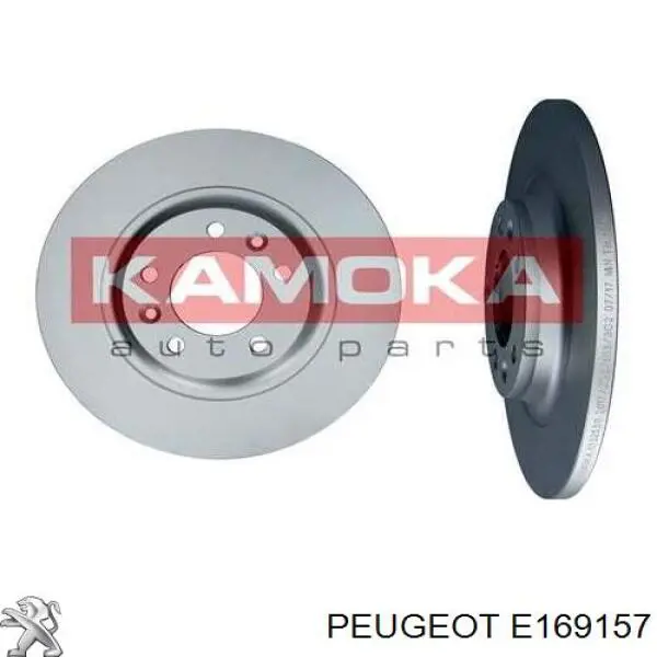 E169157 Peugeot/Citroen диск тормозной задний