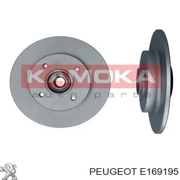 Задний тормозной диск Peugeot/Citroen E169195 цена, от 41.65 USD