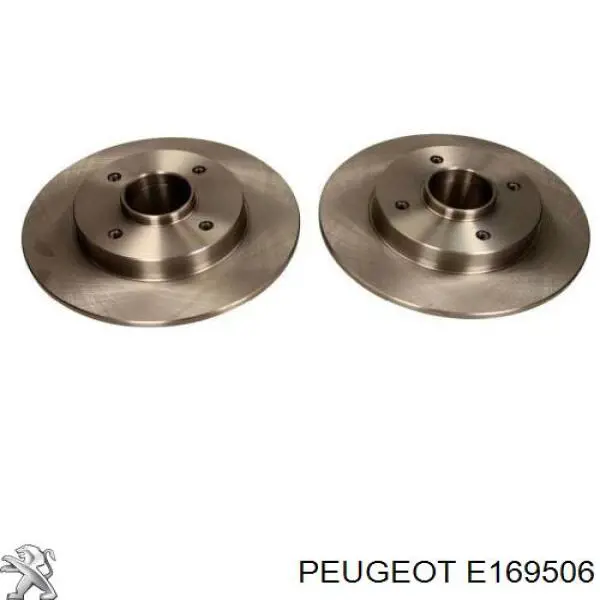E169506 Peugeot/Citroen диск тормозной задний