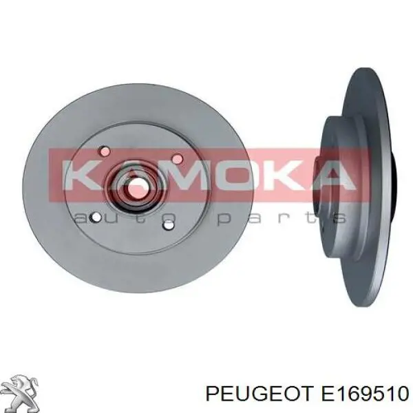 E169510 Peugeot/Citroen диск тормозной задний