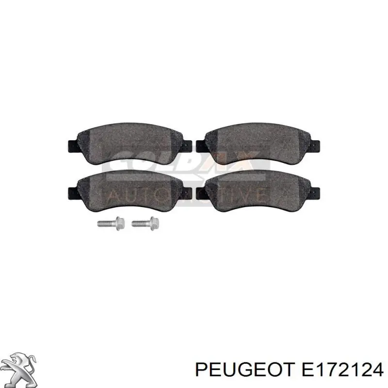 Купить E172124 Peugeot/Citroen Колодки тормозные