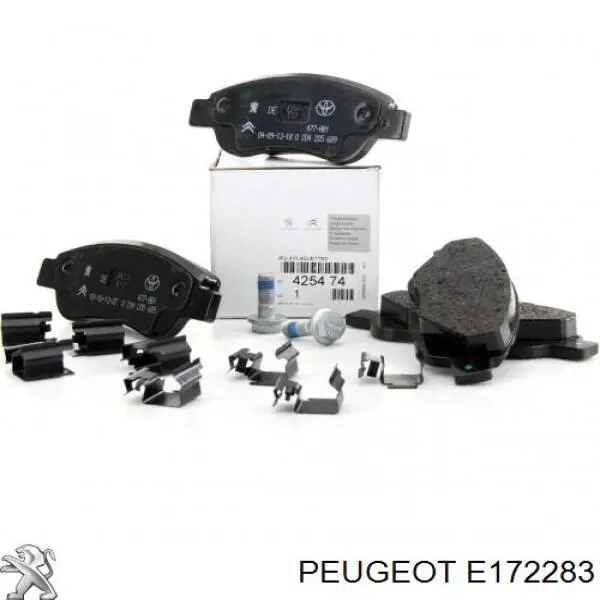 Передние тормозные колодки E172283 Peugeot/Citroen