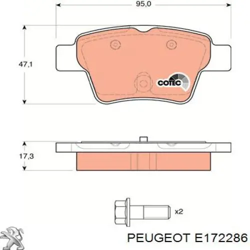 Купить E172286 Peugeot/Citroen 